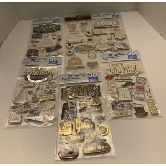 Wedding accessories Bride picture frame and stickers tote bag - Picture 6 of 8